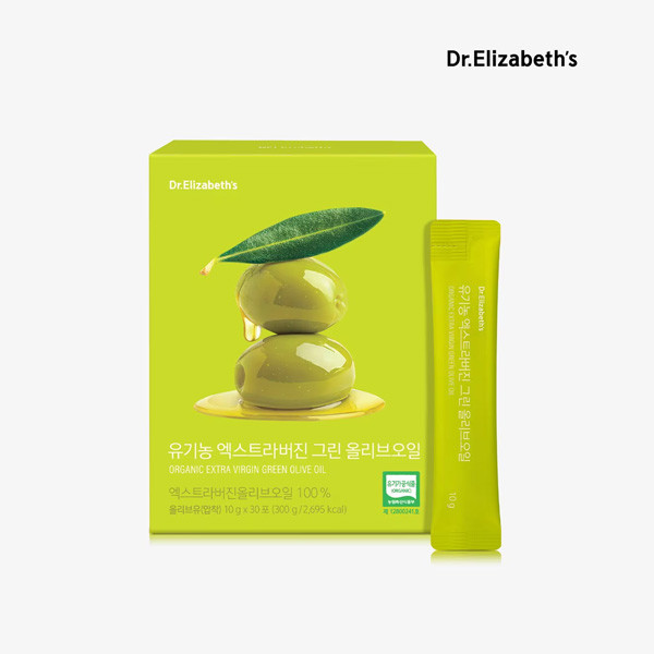 [닥터엘리자베스] 유기농 엑스트라버진 그린 올리브오일 (10g x 30포) | 이으미